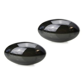 iJDMTOY Smoked Lens Amber Full LED Front Side Marker Lights Compatible With 2002-2006 R50 R52 R53 MINI Cooper, Replace OEM Fender Sidemarker Lamps