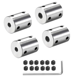 Winwill 4Pcs 6mm to 8mm Rigid Motor Shaft Coupling Coupler Sleeve Coupling Adapter for 3D Printers RC Motor Accessories