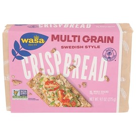 Wasa Multi Grain Crispbread, 9.7 oz, Crackers, Non-GMO Ingredients, Good Source of Fiber
