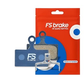 FS Brake KFDB - Pastillas de freno para bicicleta - Pastillas de freno compatibles universalmente - Frenos de disco de funcionamiento ultra silenciosos compatibles con Shimano, Deore, Alfine, Rever