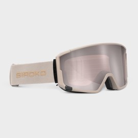 SIROKO - Snowboard and Ski Goggles with Magnetic Lens G3 ButterBeige