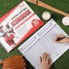 Chiisong 2 Pcs Side by Side Baseball Scorebook 11.5x16 30