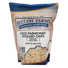 Shiloh Farms Organic Rolled Oats - 12 Count of 16 Oz | Premium Organic Oats, Natural Flavor, Bulk Pack for Chefs
