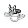 Boston Terrier Rings 925 Sterling Silver Dog Rings Cute Boston