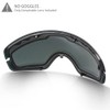ZIONOR Ski Goggles Lens, XMINI 100% OTG Snow Goggles Detachable