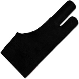 XPPen Artist Drawing Glove 2-Fingers Glove for Graphics Drawing Tablet Suitable for Right Hand and Left Hand (Size M) Black - Color: S
