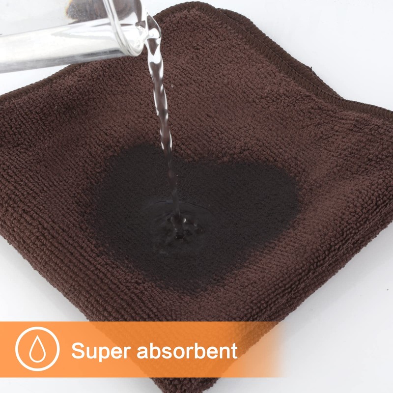 KinHwa Microfibre Household Towels, Super Absorbent Tea Towels, Multi-Purpose, 30