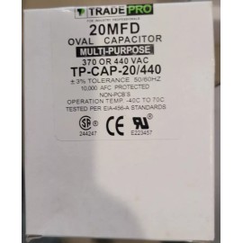 TRADEPRO® - TP-CAP-20/440 20 MFD 440V Oval Run Capacitor