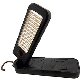 GLOW PRO Dual-Function Light | 60 LED Worklight & 4 LED Flashlight | 360° Rotating Panel | Hook & Magnet Mount