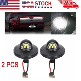 Unbranded For F-250 F350 F450 F550 Super Duty License Plate Lamp Rear Bumper Tag Lights