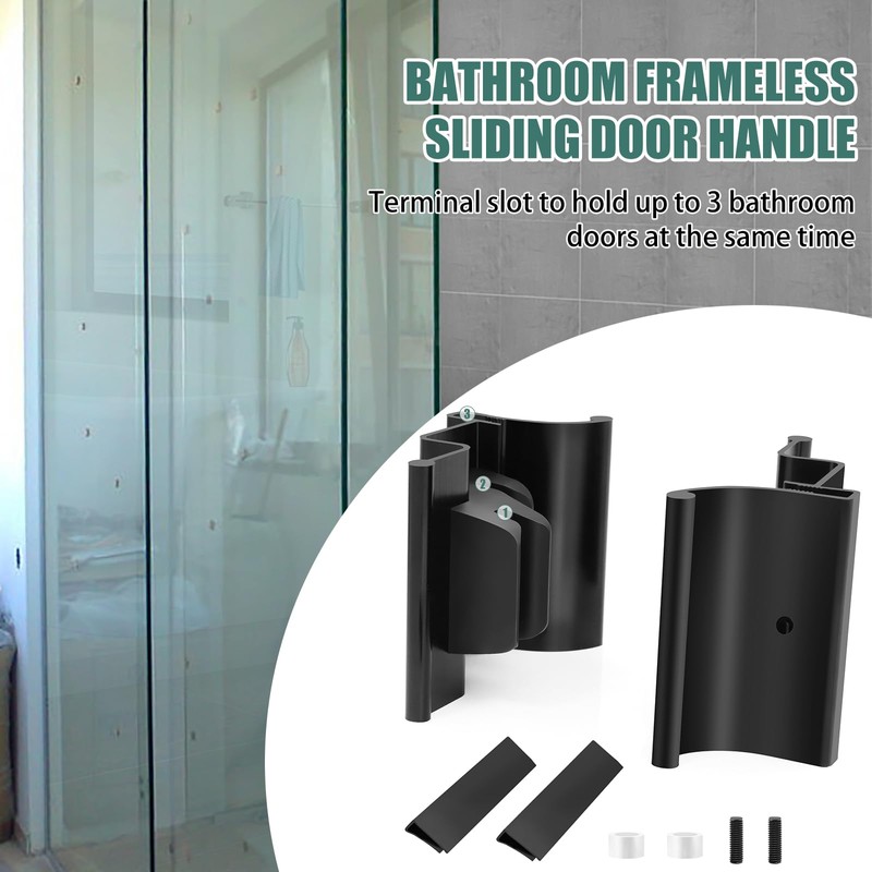 Axfvd RV Shower Door Handle Assembly with Set Screw -