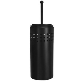 Blue Donuts Toilet Brush and Plunger Set with Holder, Modern Gold Bathroom Accessories Toilet Plunger and Toilet Bowl Brush Combo