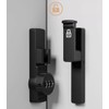 WANLIAN Black Password 90 Degree Lock Sliding barn Door Latch