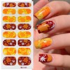 5 Sheets Thanksgiving Gel Nail Stickers for Nail Art Fall