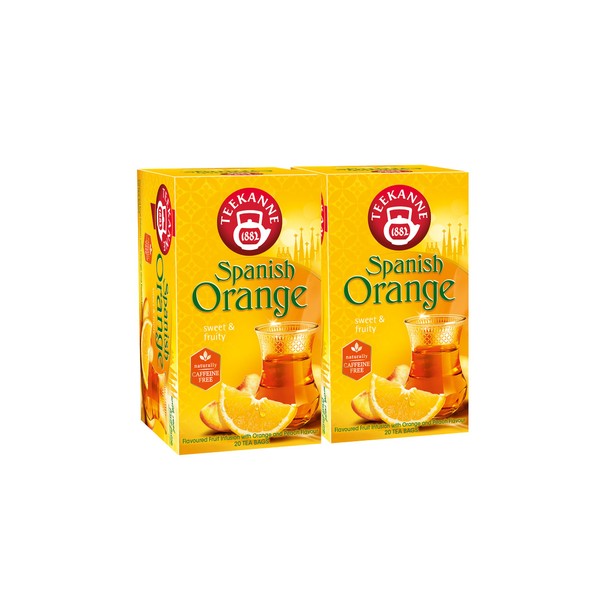 Teekanne Spanish Orange Tea Sun-Ripened Oranges & Juicy Peaches Full-Flavored