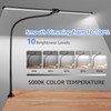 ShineTech LED Desk Lamp for Home Office, 5000K Bright Double