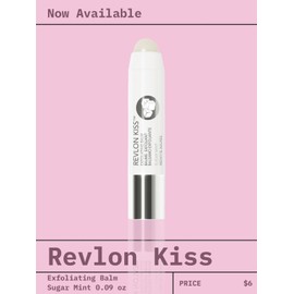 Revlon Sealed Revlon Kiss - Exfoliating Balm, Sugar Mint, 0.09 oz