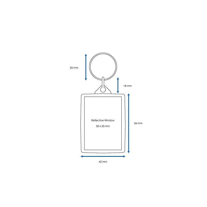 Reflective Keyrings for Kids, Bags, Running - Safety Reflectors Keyring