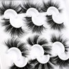 Mink Lashes Fluffy Eyelashes Dramatic Long Wispy Fake Eyelashes Thick