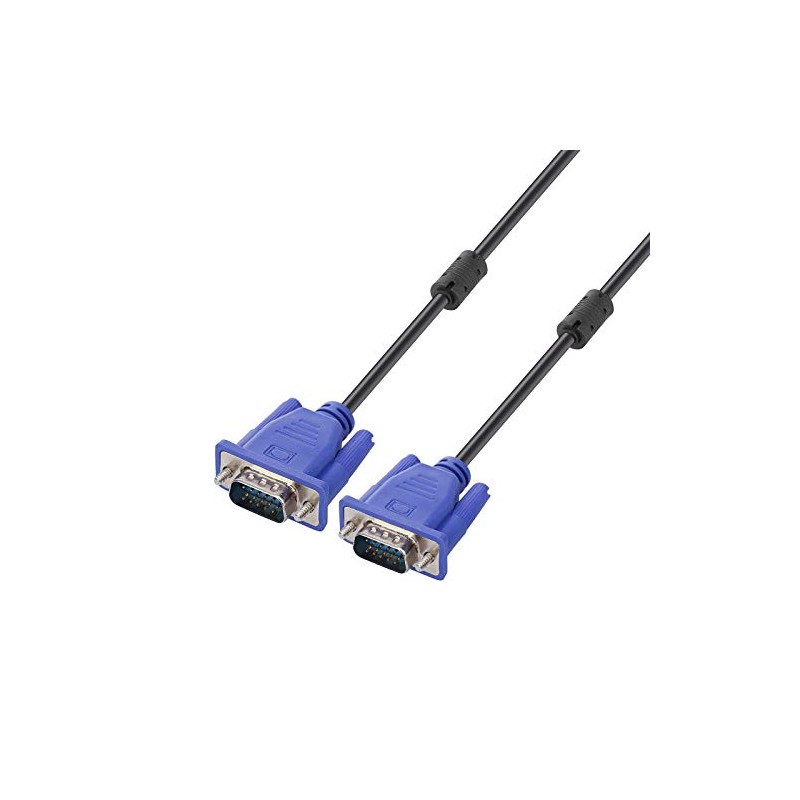 ENUODA Cable VGA azul de 15 pines con conector macho