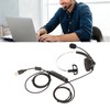 USB Business Headset Noise Reduction Single Sided Ear Headphone Supports