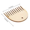 HEEPDD Weaving Comb, 11 Teeth Wooden Tapestry Weaving Loom Comb