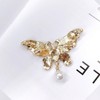 Fnirgexa Butterfly Rhinestone Brooch Pins for Women, Blue Butterfly Crystal