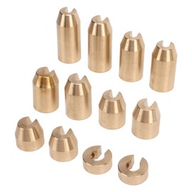 Motorcycle Spoke Wheel Weights,Brass Wheel Spoke Balance Weights Precise Design Wear Resistant Wheel Spoke Balance Weights Refill for Super Moto Dual Sport (12Pcs)