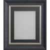 Frame Company Drummond Range Charcoal 9x7 inch Picture Photo Frame with Grey Mount for Image 8x6 inch * Choice of Sizes* Fitted with Real Glass