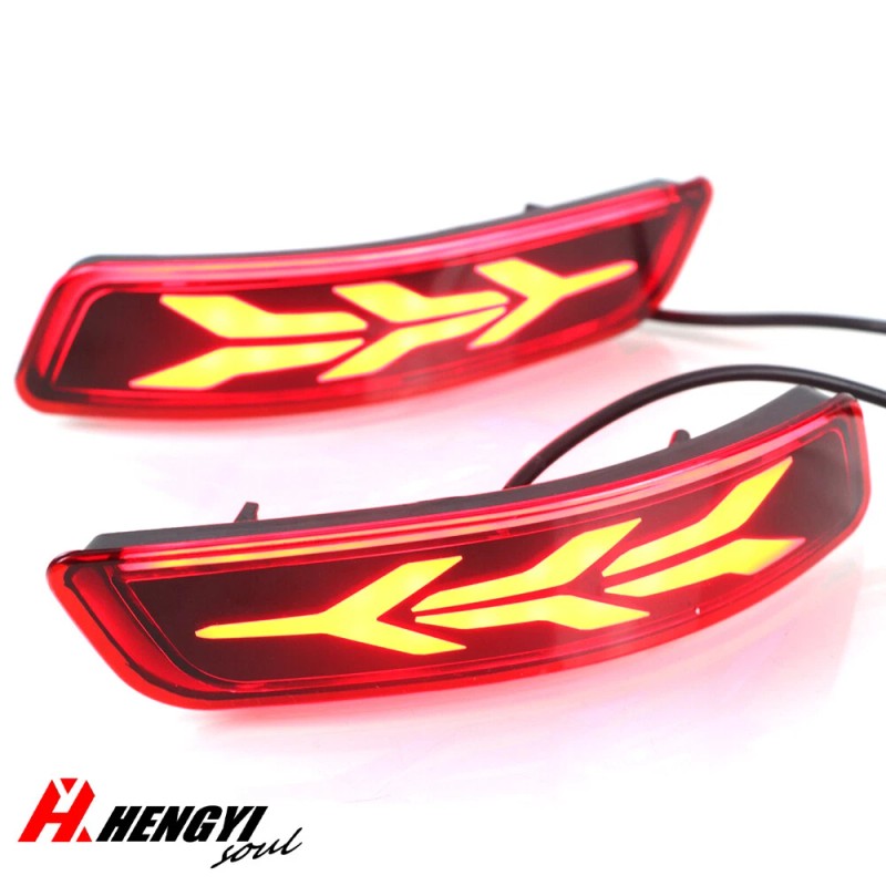 ZTT Rear Bumper Turn Signal Brake Light For 2014-2016 Toyota