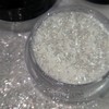 Bonnie B Nail Chiffon Tok Tok White Silver Pearl Glitter