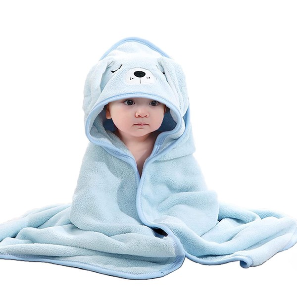 Asnewkit Hooded Baby Towel, Baby Bath Towels with Hood,Unique Animal