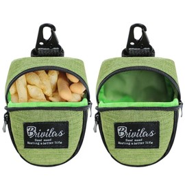 OKONOS Dog Treat Pouch Portable Training Bag with Waist Clip for Treats and Dog Walking