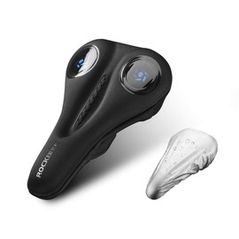 ROCKBROS Bike Seat Cover Gel Comfort Bicycle Saddle Soft Cushion Breathable for Road Mountain Bikes (Blue, one-Size)