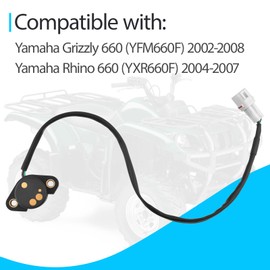 Neutral Switch Assembly Compatible with Yamaha Rhino 660 YXR660F Grizzly 660 YFM660F Replace 5KM-82540-01-00