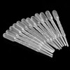 Jinshining 50Pcs Airbrush 3ml Disposable Plastic Eye Dropper Transfer Graduated