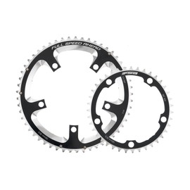 FSA Unisex's Super Road N10/11 130BCD Chainring-Black, 130 x 39t