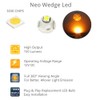 WLJH Yellow Climate Control Panel Lights A/C Dashboard Dash Heater