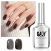GAOY- Esmalte de uñas en gel Jelly Nude Black, 16