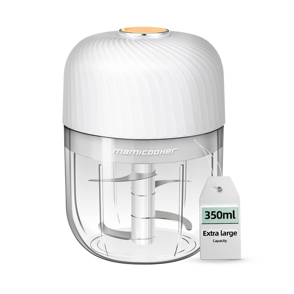 Electric Garlic Chopper, Mini Portable Veggie Chopper, 250ML Garlic Grinder