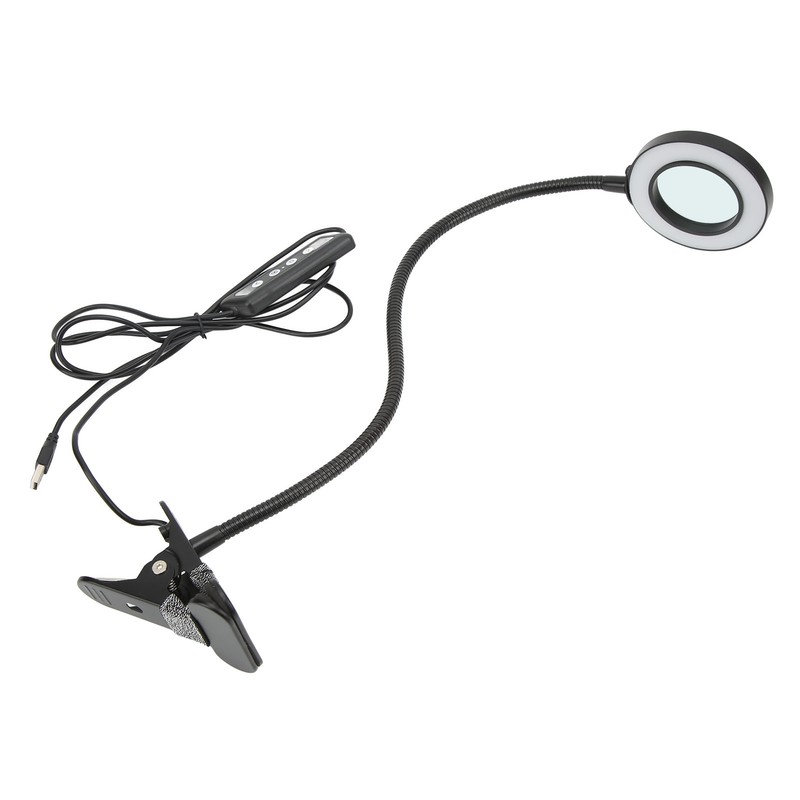 Magnifying Lamp Foldable Adjustable Flexible 2 Control Modes 3X LED