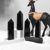 POWERTONE Natural Obsidian Gemstone Point, Hexagonal Column, Weight: 1.1 -