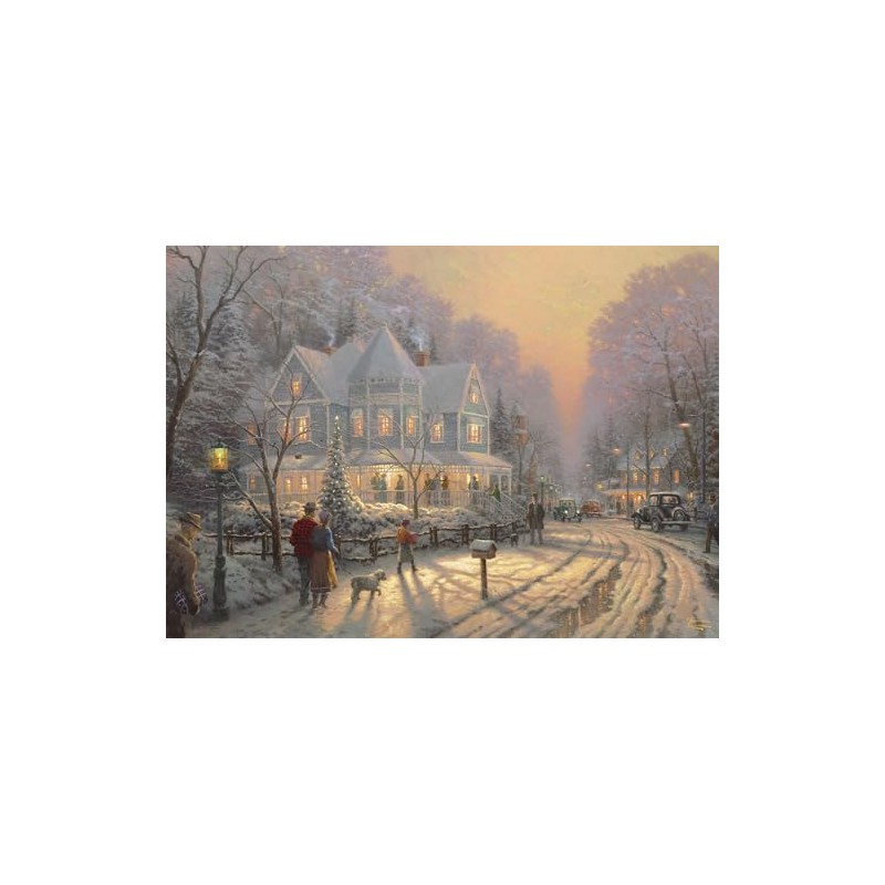 Schmidt Spiele 58627 Festive Christmas Days Thomas Kinkade Jigsaw Puzzle