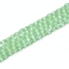 58pcs 4x6mm Light Green Cat's Eye Rice Shape Stone Loose