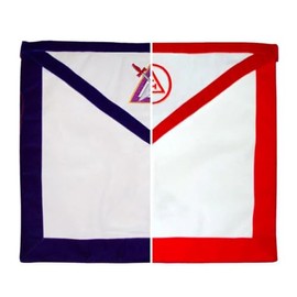 ROYAL ARCH CHAPTER & COUNCIL Machine Embroidery APRON - REVERSIBLE DOUBLE-SIDED (Standard)