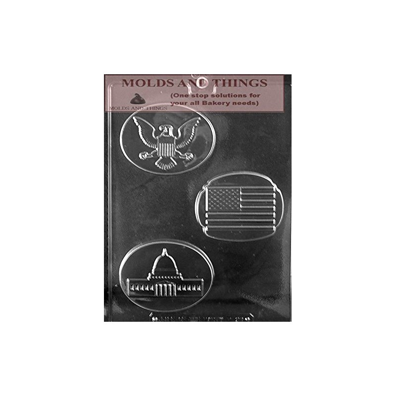 MOLDS AND THINGS Statue of Liberty Bar Chocolate Candy Mold,
