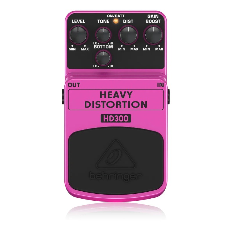 Behringer Hd-300 Heavy Distortion Guitarra Distorsion Color Rosa