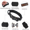 SEVENPENCE Tactical Dog Collar Adjustable Heavy Duty Collar Padded Nylon