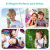 Walkie Talkie para Niños con Linterna LCD Retroiluminada,Radio Juguete con