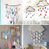 NYCEMAKEUP 70 Pcs/Set Unfinished Wooden Earrings Blanks Jewelry Pendants Making